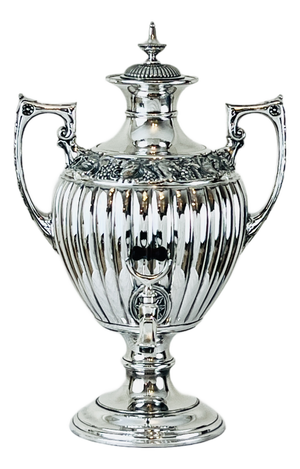 Antique English Silver-Plated Urn by James Dixon & Sons, 1890