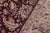 Textile Art Nouveau 1990's Agra Pak-Persian Red/Grey Wool Rug - 8'4'' X 10'4'' For Sale - Image 7 of 9