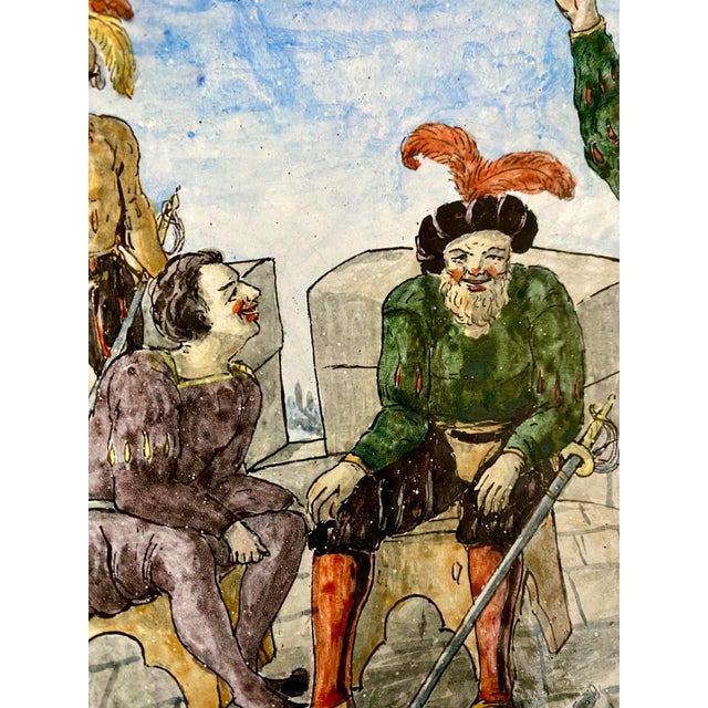 Late 19th Century Majolica Earthenware Dish by Liautey Godefroy, 1892 For Sale - Image 5 of 11