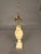 19th Century French Hand-Carved Marble Table Lamp With Floral & Grape Vine Motifs For Sale - Image 4 of 16
