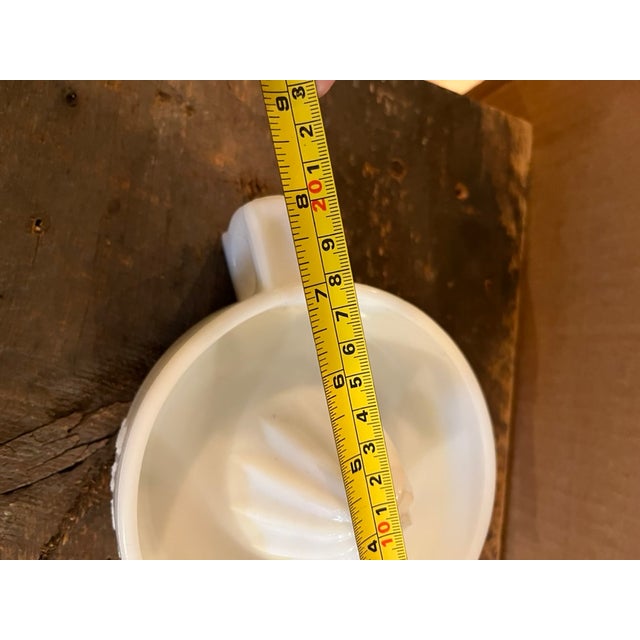 Vintage Milk Glass Sunkist Juicer For Sale - Image 4 of 8