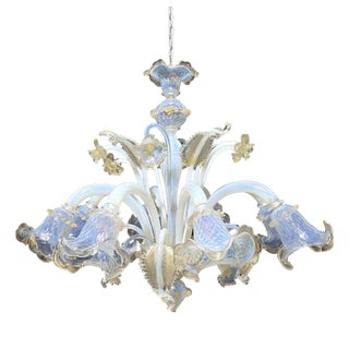 Vintage Murano Chandelier, 1980s For Sale