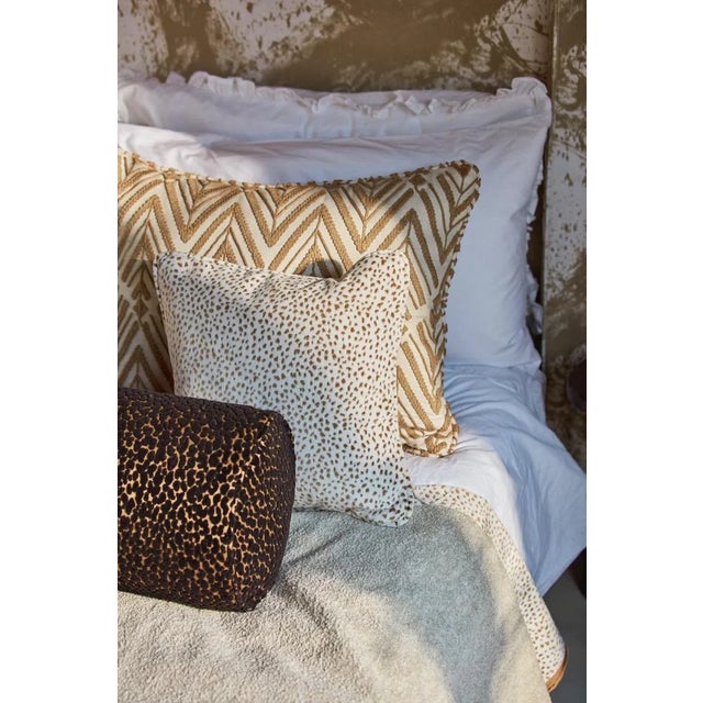Contemporary Harlequin Thalia Fabric in Camel For Sale - Image 3 of 3