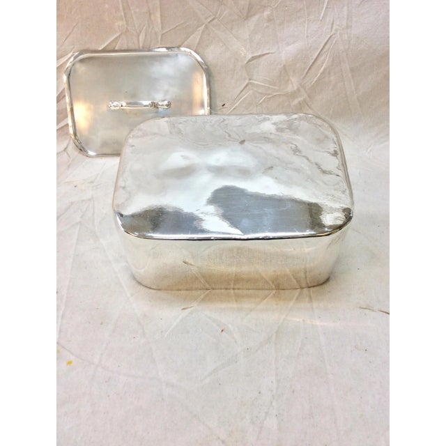 20th Century French Hotel Silver Silverplate Covered Roaster For Sale - Image 10 of 13