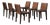 Architectural Oak Chairs, France, 1970, Set of 6 For Sale