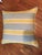 Lemon Stripe W/ Pattern by Duralee- Pillows - a Pair For Sale - Image 4 of 7