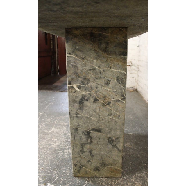 Mid-Century Marble Console Table For Sale In New York - Image 6 of 9
