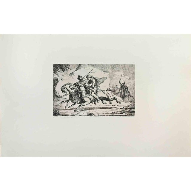 L'Elevèment is an artwork realized by D. Félix in 1870s. Etching. Good conditions. Realized for the "Société des...