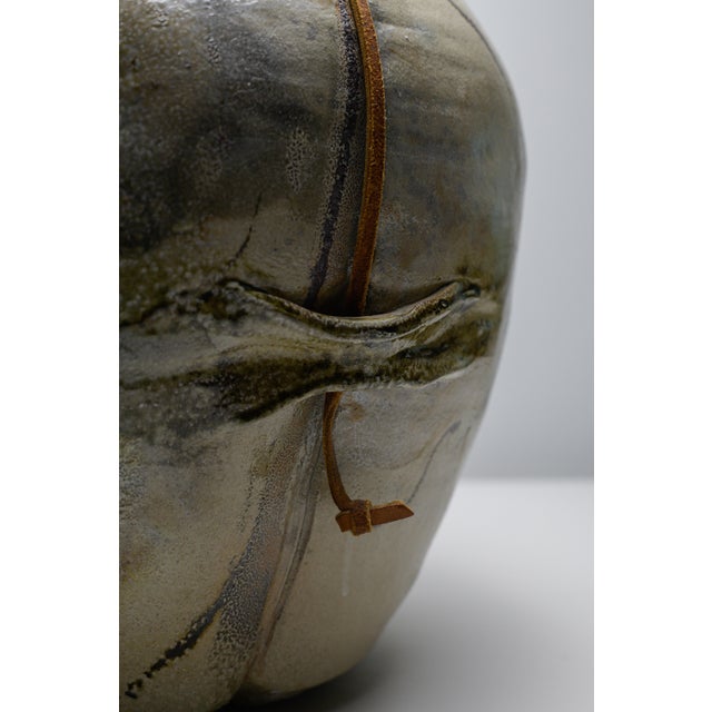 Large Lidded Vessel by Sandra Johnstone circa 1970s. Sandra Johnstone, who studied with Peter Voulkos at UC Berkeley in...