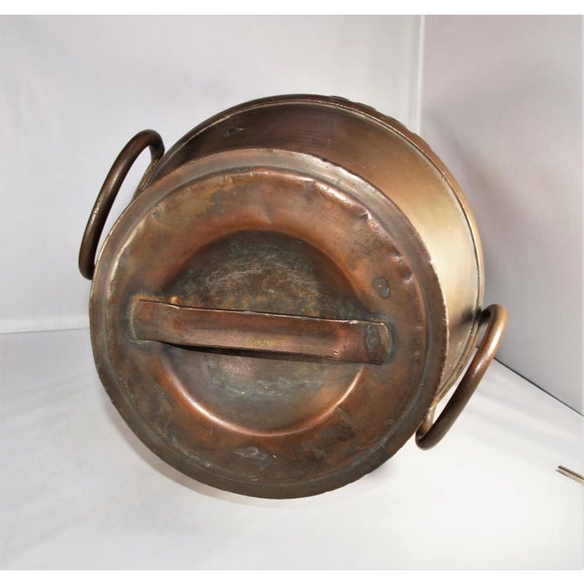 1940s 1940s Copper Milk Pail From Holland For Sale - Image 5 of 7