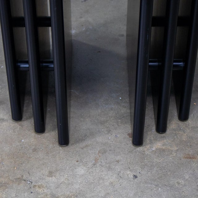 Late 20th Century Scandinavian Post Modern End or Side Table Marble Rectangle Top by Bendixen Designs Made in Denmark For Sale - Image 13 of 18