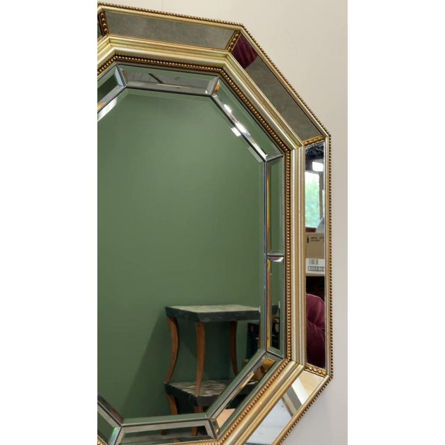 Neoclassical Octagonal Bevelled Mirror by De Knudt, Belgium, 1980s For Sale - Image 11 of 12