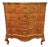18th Century Burl Walnut Four Drawer Commode For Sale