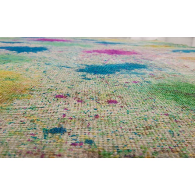 Early 21st Century Abstract Modern “Daliesque” Wool Rug by Doris Leslie Blau For Sale - Image 5 of 7