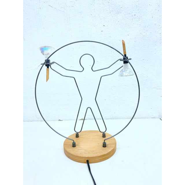 Halogen Table Lamp Torchbearer by Zicoli, 1990s For Sale - Image 14 of 14