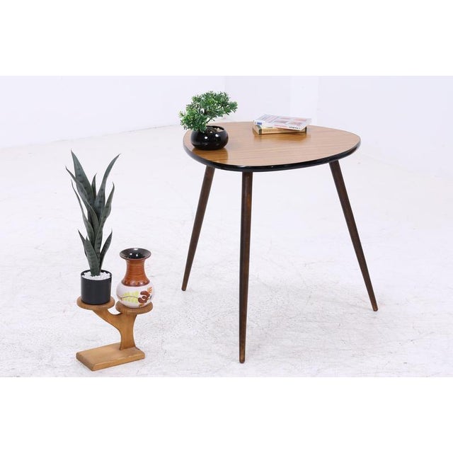 Vintage Wooden Side Table, 1960s For Sale - Image 10 of 10