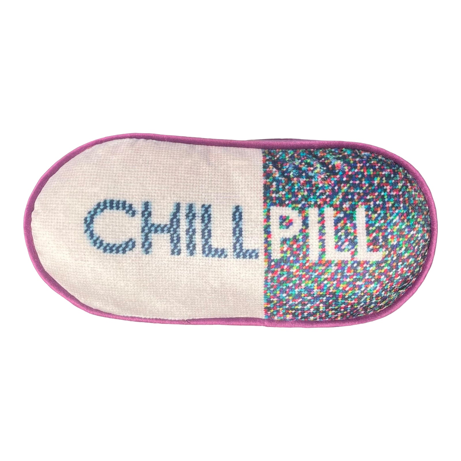Velvet PillShaped "Chill Pill", Custom, Original Chairish