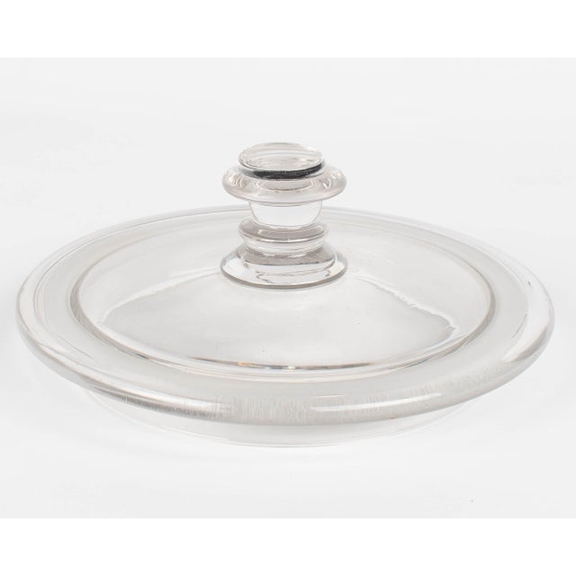 Glass Vintage French Glass Apothecary Jar or Canister, Circa 1950s For Sale - Image 7 of 11