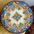 Intricate and ornate arabesque motifs in mesmerizing colors define these large, gorgeous ceramic dinner plates....