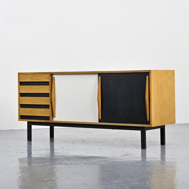 Ash Cansado Sideboard attributed to Charlotte Perriand for Steph Simon, 1960 For Sale - Image 16 of 18