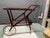Brown Mahogany Bar Cart by Cesare Lacca, 1950s For Sale - Image 8 of 12