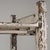 An authentic early 20th century French bakery rack featuring a beautifully aged white patina and original rolling wheels....