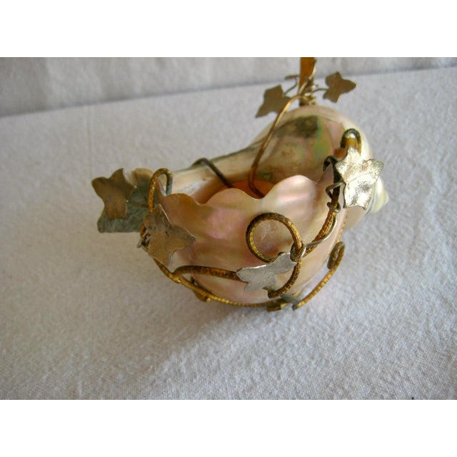 Late 19th Century French Mother of Pearl Large Holy Water For Sale - Image 10 of 10