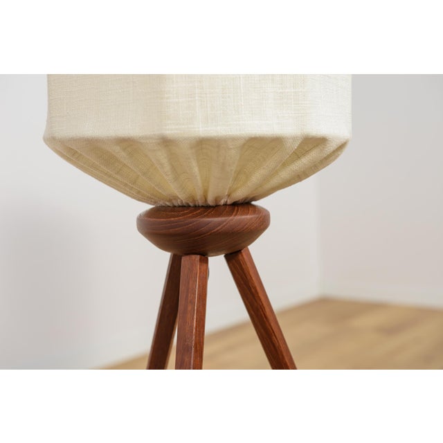 Scandinavian 3-Legged Teak Lamp, Sweden, 1970s For Sale - Image 12 of 13