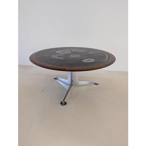 Mosaic Coffee Table in Wood from Berthold Müller-Oerlinghausen For Sale - Image 12 of 15