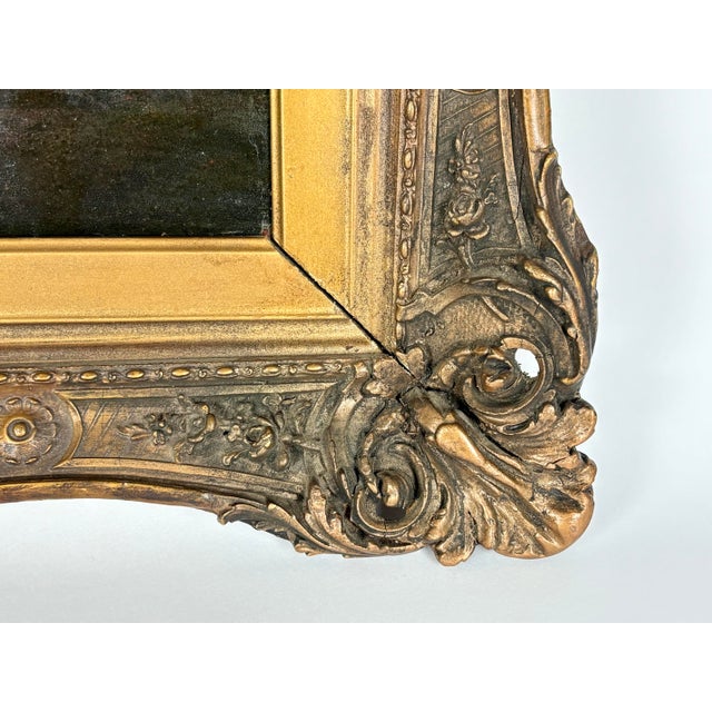 18th Century British Oil on Panel Italianate Landscape For Sale - Image 4 of 5