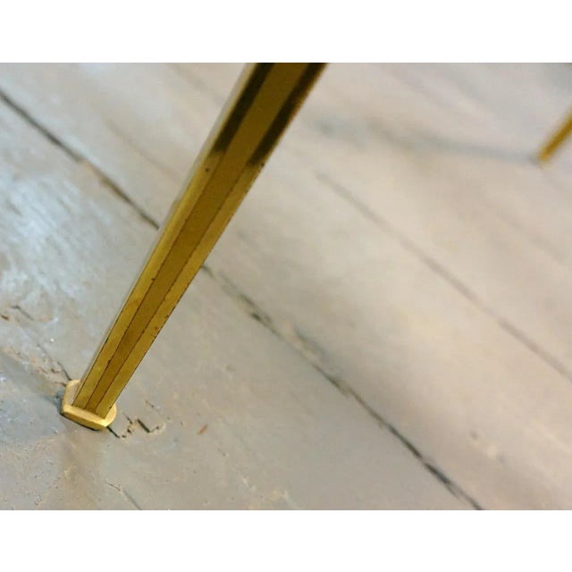 Gold Mid-Century German Brass Coffee Tables from Vereinigte Werkstätten, 1960s, Set of 3 For Sale - Image 8 of 10