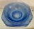 Art Deco 1930s Blue Depression Glass Madrid Bowls - Set of 4 For Sale - Image 3 of 6
