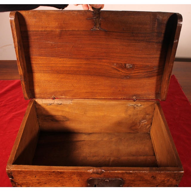 17th Century Walnut Box, Spain For Sale - Image 11 of 12