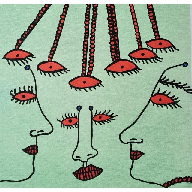 After Yayoi Kusama, Reflecting, Lithograph, 1990s For Sale - Image 6 of 8