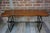 Black Vintage Rectangular Wooden and Metal Coffee Table, 1950s For Sale - Image 8 of 9