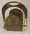 Vintage Brutalist Italian Newspaper Rack in Brass, 1970s For Sale - Image 6 of 7