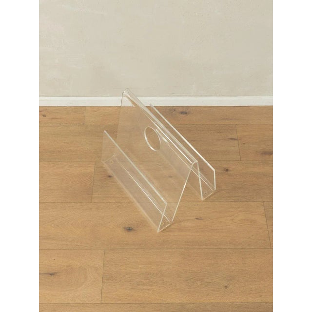 1960s Acrylic Glass Magazine Holder, 1960s For Sale - Image 5 of 6