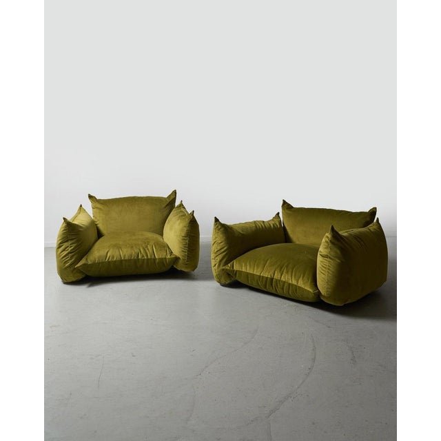 Seating Group attributed to Mario Marenco for Arflex, 1970s, Set of 3 For Sale - Image 10 of 12