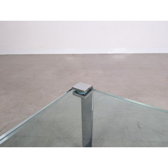 Metal Coffee Table in Glass from Draenert For Sale - Image 7 of 9