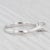 2020s 0.47ct Princess Diamond Solitaire Engagement Ring 18k White Gold Size 6.75 For Sale - Image 5 of 8