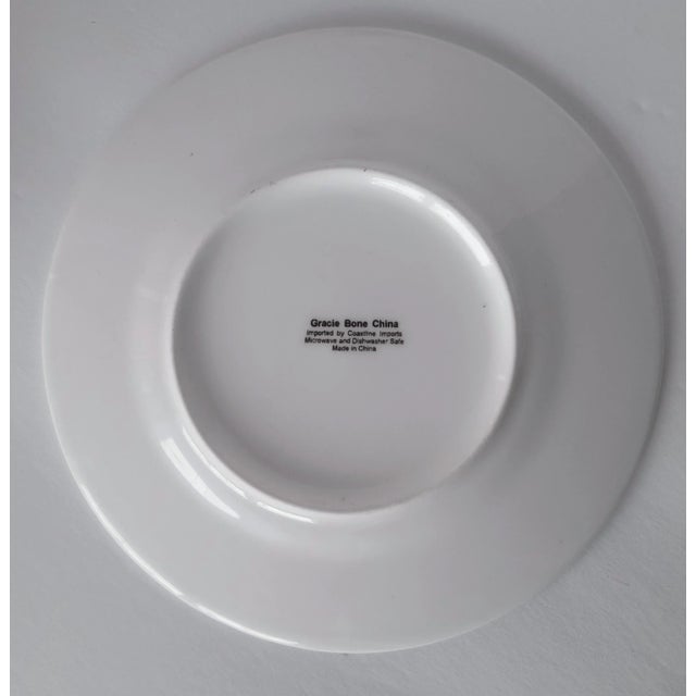 Ceramic 1960s Casati Art Nouveau Demitasse Coffee Cups with Floral Motif- 6 Pieces For Sale - Image 7 of 12