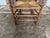 Farmhouse Early 20th Century Antique American Shaker Style High Ladder Back Rush Seat Armchair For Sale - Image 3 of 12