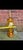 1970s Mid 20th Century Hollywood Regency Marbro Original Amber Glass Lamp For Sale - Image 5 of 8