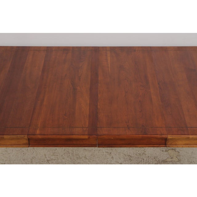 Stickley Cherry Regency Style Dining Table For Sale - Image 13 of 18