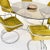 Mid-Century Modern Italian Round Smoked Glass Table and Cantilever Chairs by Gastone Rinaldi, 1970s, Set of 7 For Sale - Image 3 of 18