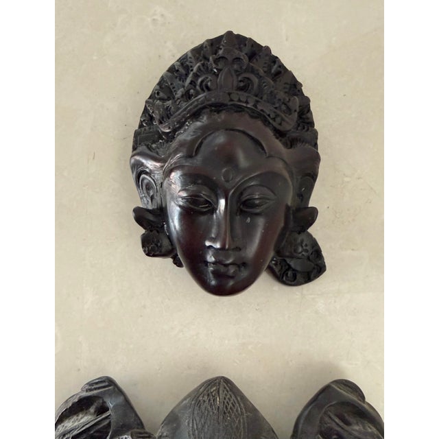 Asian Wall Sculptures, a Pair For Sale - Image 4 of 8