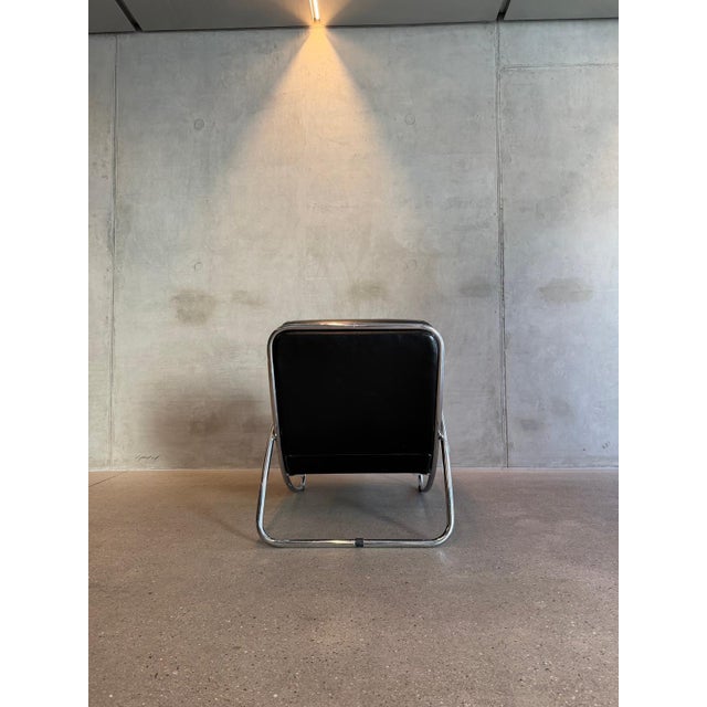 Tubular Model KS45 Armchair by Anton Lorenz for Thonet, Germany, 1970s For Sale - Image 4 of 11