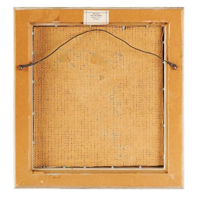 Harris Strong Glass Enamel Painting | Van Pelt Galleries | H Jacobson For Sale - Image 4 of 8
