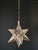 A magnificent antique light star. italy, 20th century. the fixture’s frame is made of iron and glass. A very delicate and...