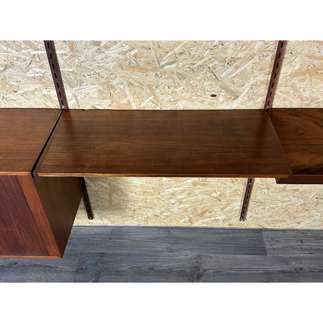 Vintage Teak Wall Unit by Kai Kristiansen for FM Møbler, 1960s For Sale - Image 13 of 18